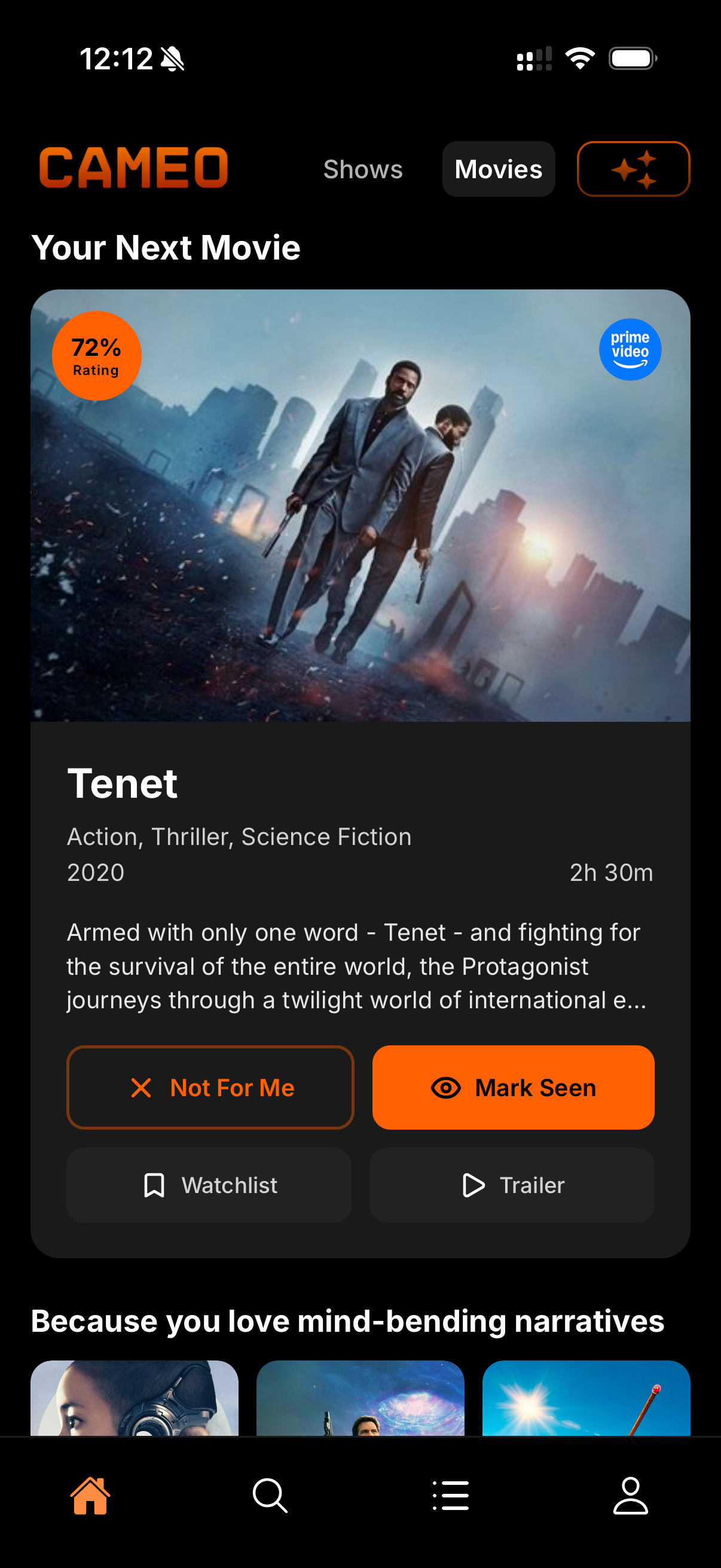 Get personalised, trusted picks